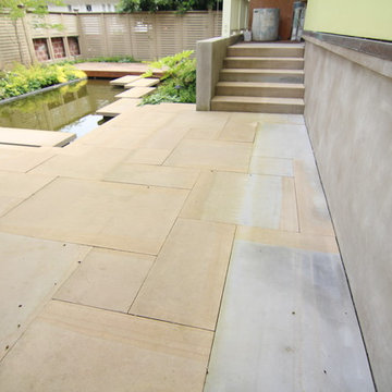 Cut Pioneer Patio, Steps and Walkway