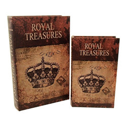 ブックボックス/『ROYAL TREASURES』ブック型収納ボックス - 本