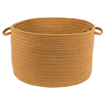 Rhody Rug Wear Ever New Gold Poly 18"X12" Basket