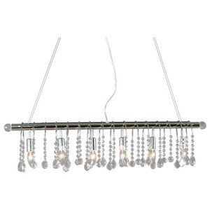 Shooting Stars Ceiling Lamp Contemporary Kitchen Island