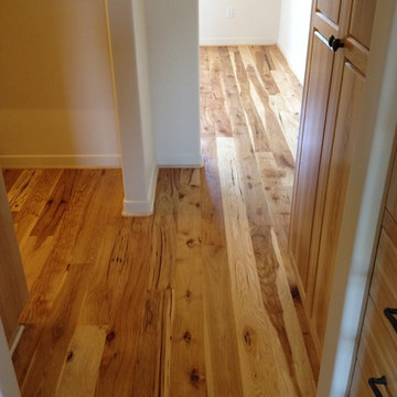 Rustic hickory with natural oil finish. Ojai, CA