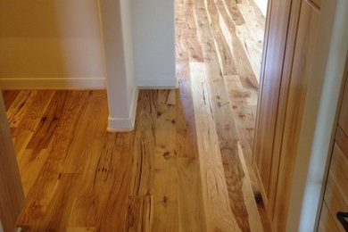 Rustic hickory with natural oil finish. Ojai, CA