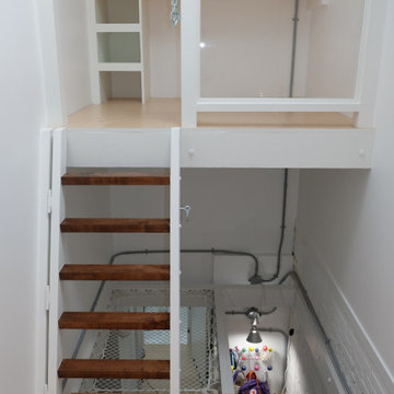Third floor edition to walk-in-closet turned bedroom