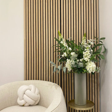 3D Acoustic Slat Golden Oak Wood Wall Panel - SoundPanel
