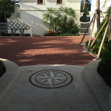 Coral stone Windows and Doors Mouldings and Pavers combined with Colombian Brake