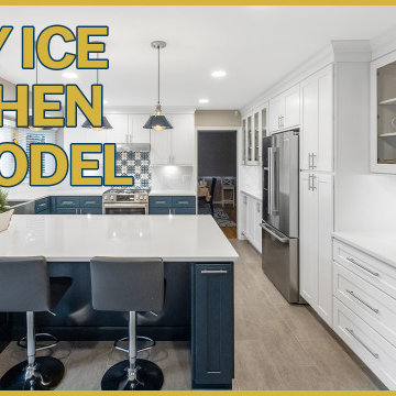 Navy Ice Kitchen Remodeling