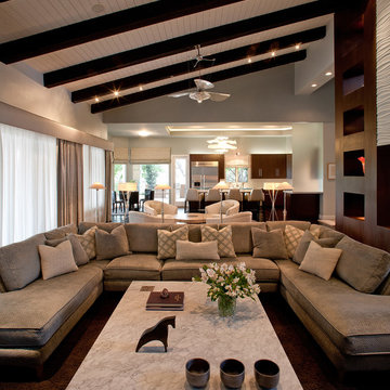 2014 FIRST PLACE WINNER * ASID AWARD - Great Room Toward Breakfast Nook