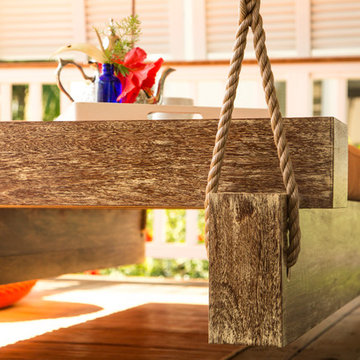 Tropical Swing Bed