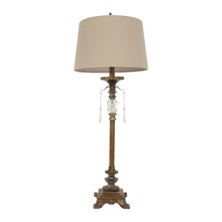 J Hunt and Company - Crystal Buffet Lamp - Table Lamps