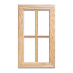 Monaco with French Lites from CabinetNow.com shown in Ash - Kitchen Cabinetry