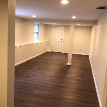 Finished basement playroom