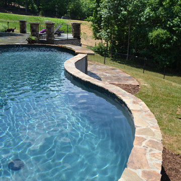Pool and Hardscape private home