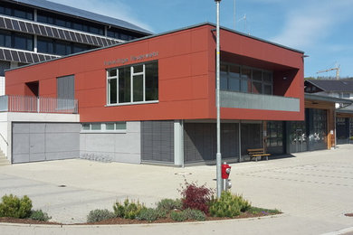 Neubau des Feuerwehrgerätehaus und dem Bauhof Ansicht