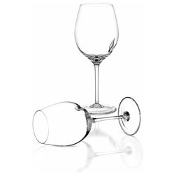Contemporary Wine Glasses by Tuscan Hills LLC
