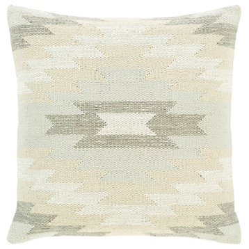 Anika ANI-001 Pillow Cover, Light Gray, 20"x20", Pillow Cover Only