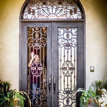 Beautiful Wrought iron Front Doors