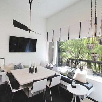 NASHVILLE HILLTOP, CONTEMPORARY, CURTAINS, LINEN SHEERS, DRAPERIES, WINDOW TREAT