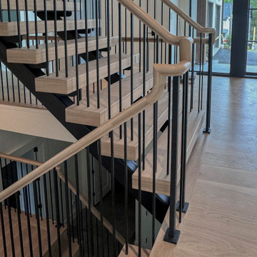 Project #122 | Freestanding Steel & Wood Staircase