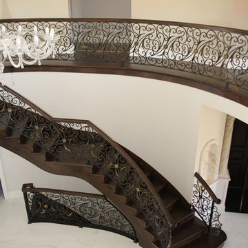 Custom ornamental iron railings South Barrington Illinois