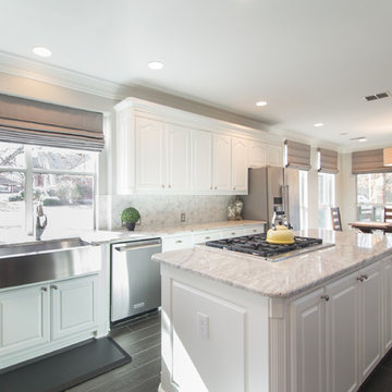 Whole House Contemporary Renovation | Black Wood Tile Planks