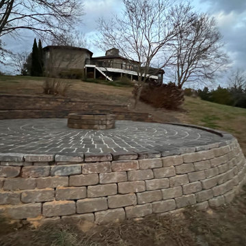 Gorgeous (Large) Lake View Fire Pit and Circular Patio