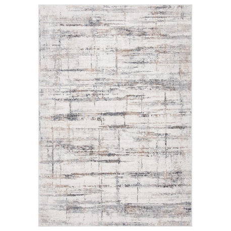 Safavieh Amelia Collection, ALA451 Rug, Grey/Gold, 9'x12'