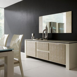 Diamond Ivory Sideboard by Rossetto - Buffets And Sideboards
