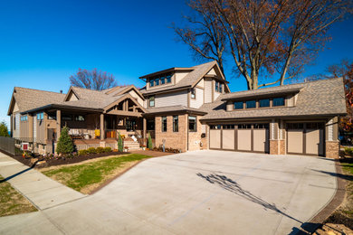 Industrial exterior home idea in Cleveland