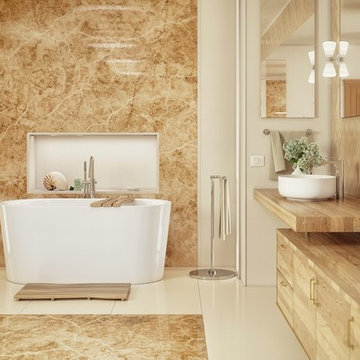 Aquatica Purescape™ 014A Freestanding Acrylic Bathtub