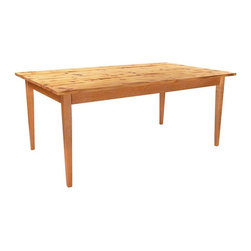 Reclaimed Barnwood Farm Table with Tapered Legs - Dining Tables