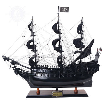 Black Pearl Pirate Ship Medium Museum-quality Fully Assembled Wooden Model Ship