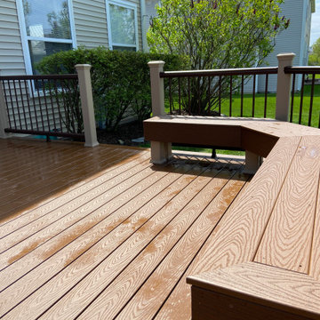 Trex Select Deck and Custom Benches