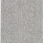 Nourison - Nourison Palamos Contemporary Light Gray 10' Runner Area Rug - Add some star quality to your decorating style with this elegantly patterned area rug from the Palamos Collection! Its complex linear design creates a pleasing pattern of interlocking stars. High-low pile with stunning dimensionality is a super-chic yet casual look.
