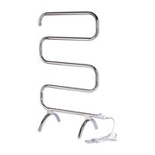 Jerdon Warmrails Mid Size Wall Mounted or Floor Standing Towel Warmer, 37.5-Inch
