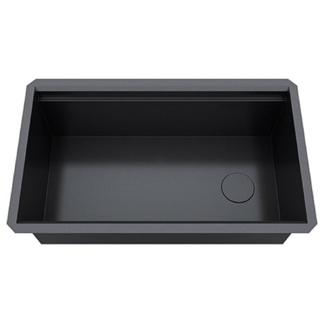 Galaxy BLK ALL-IN-ONE Workstation 32" 16-Gauge Undermount Single Bowl