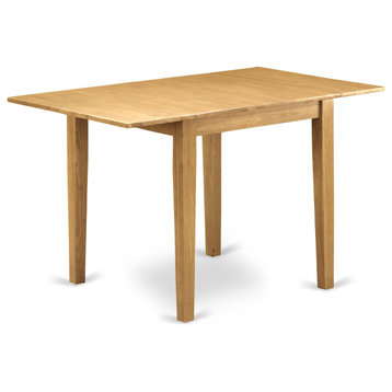 Norden Rectangular Table 30"X48" With 2 Drop Leaves, Oak Finish