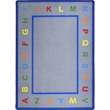 Kid Essentials Rug, Learn Your Letters, 7'8"x10'x9"