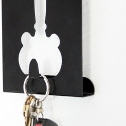 Wallter Key Rack - Black - Wall Hooks
