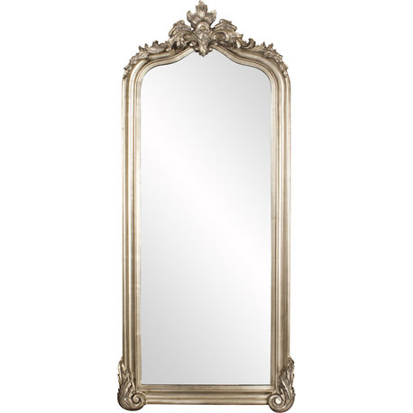 Tudor Floor Mirror - Silver