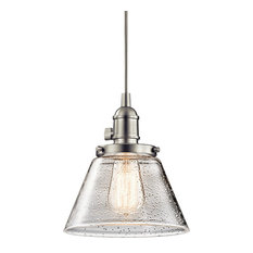 Kichler 43851 Avery 1 Light 8"W Mini Pendant - Brushed Nickel