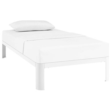 White Corinne Twin Bed Frame
