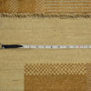 Gabbeh Geometric Design 100% Wool Oriental Rug, Hand-Knotted