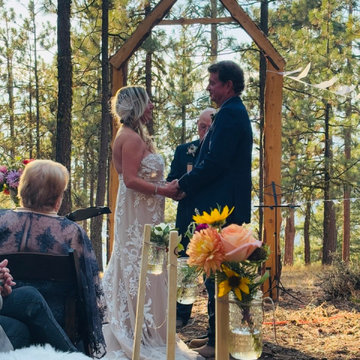 Wedding Design in the Forests of Chelan, WA