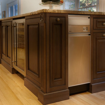 New Island and Countertops Kitchen Update