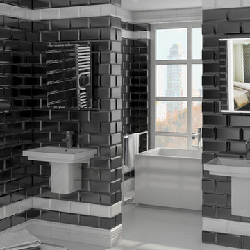 Mugat - Negro (Wall Tiles)