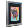 Dean Russo 'Lucy B' Art, Silver Frame, Black Mat, 16x20