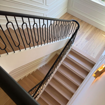 Project #134 | Straight Staircase with Elliptical Stringer