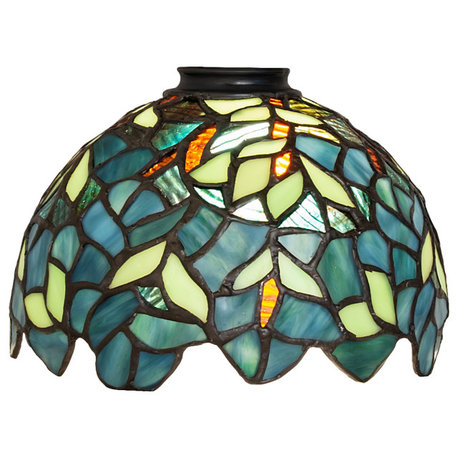 8" Wide Nightfall Wisteria Shade