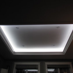 Tray ceiling with lighting behind - Products