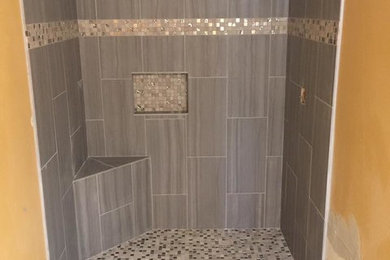 Bathroom - modern bathroom idea in Seattle